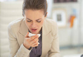 bigstock-Ill-Business-Woman-In-Office-64513816