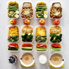 Meal planning helps keep fitness goals on track.