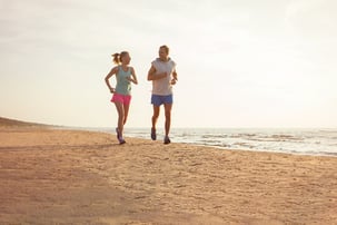 The couple that sweats together, stays together.